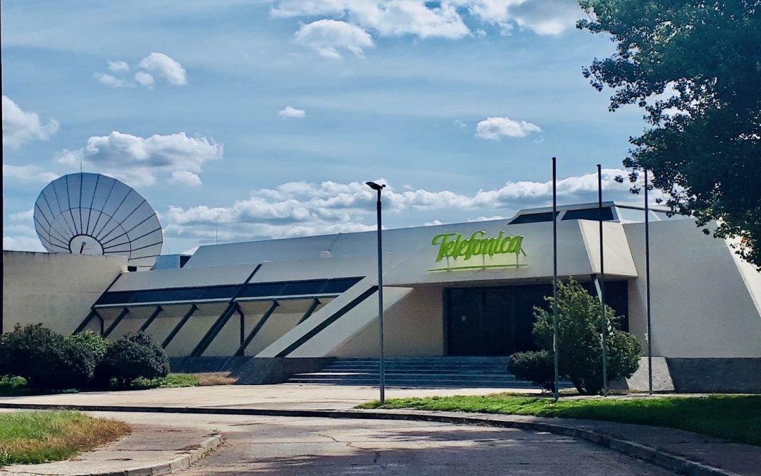Our Armuña Teleport, stage for the new Alejandro Amenábar series for Movistar+